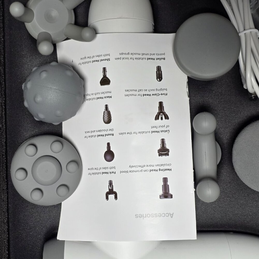 Revive Heated Massage Gun - Caring Mill by Aura - Like New - Picture 4 of 8